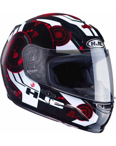 HJC CL-Y Simitic noir-rouge