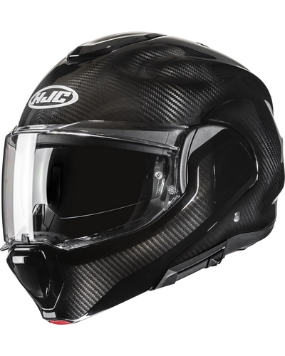 Casque Modulable Moto HJC F-100 Carbon noir Casque Modulable Moto HJC F-100 Carbon noir