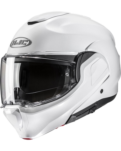 Casque Modulable Moto HJC F-100 Uni blanc Casque Modulable Moto HJC F-100 Uni blanc