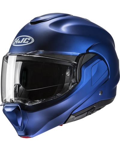 Casque Modulable Moto HJC F-100 Uni bleu mat Casque Modulable Moto HJC F-100 Uni bleu mat