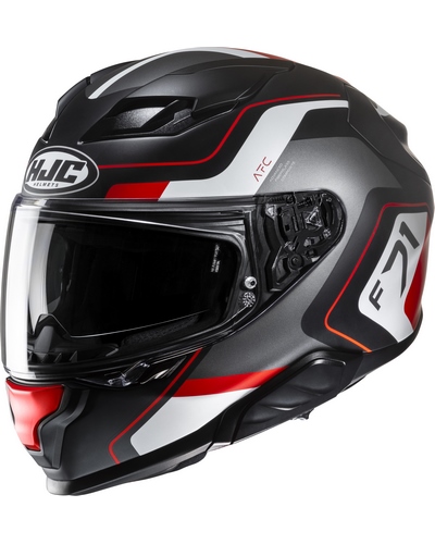 Casque Intégral Moto HJC F-71 Arcan noir-rouge