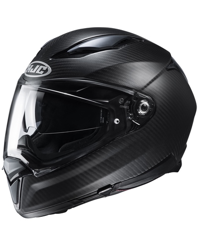 Casque Intégral Moto HJC F70 Carbon noir mat