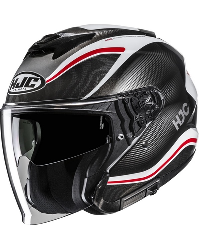 Casque Jet Moto HJC I-31 Depe noir-rouge