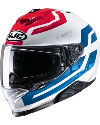 Casque Intégral Moto HJC I-71 Enta bleu-rouge