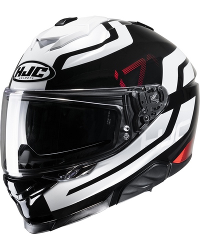 Casque Intégral Moto HJC I-71 Enta noir-rouge