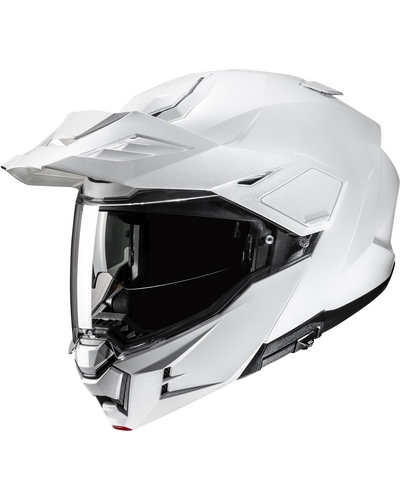 Casque Modulable Moto HJC I-80 Uni blanc Casque Modulable Moto HJC I-80 Uni blanc