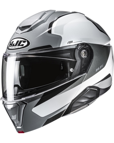 Casque Modulable Moto HJC I-91 Felio gris-blanc