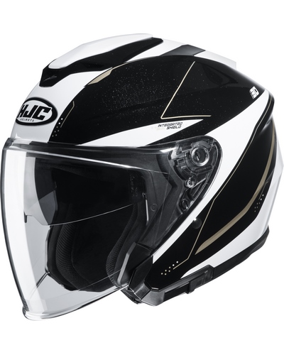 HJC  I30 Slight noir-blanc