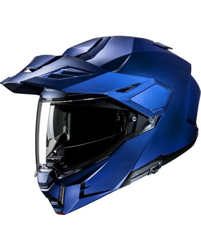 Casque Modulable Moto HJC I80 Uni bleu mat Casque Modulable Moto HJC I80 Uni bleu mat