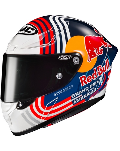 Casque Intégral Moto HJC RPHA-1 Red Bull Austin GP multicolore