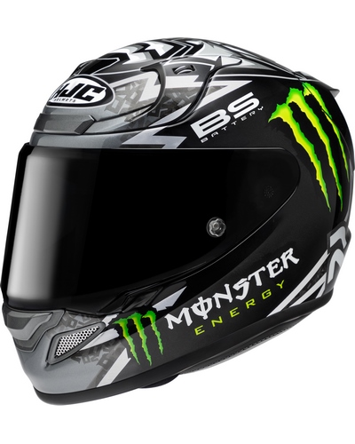 Casque Integral Moto HJC RPHA-12 Quartararo Black noir-blanc
