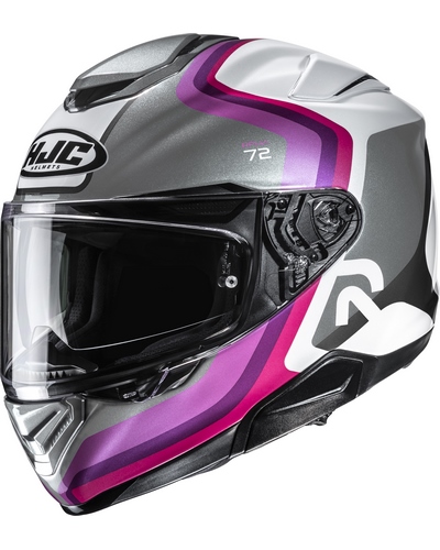 Casque Integral Moto HJC RPHA-72 Ernem blanc-rose Casque Integral Moto HJC RPHA-72 Ernem blanc-rose