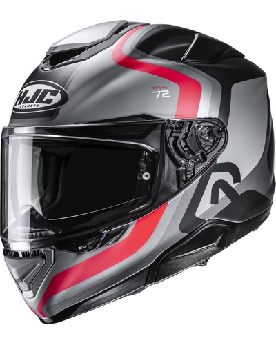 Casque Integral Moto HJC RPHA-72 Ernem gris-rouge