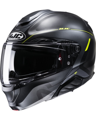 Casque Modulable Moto HJC RPHA-91 Combust noir-jaune