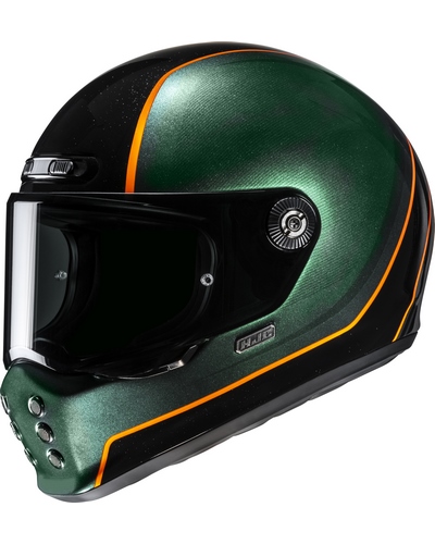 Casque Integral Moto HJC V10 Hodu vert
