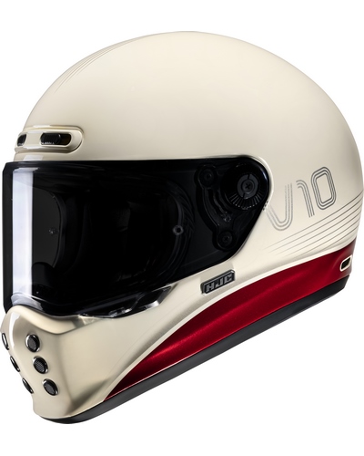 Casque Intégral Moto HJC V10 Tami beige