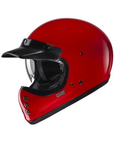 Casque Intégral Moto HJC V60 uni Profond rouge