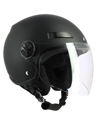 Casque Jet Moto IOTA DP11 NOIR MAT