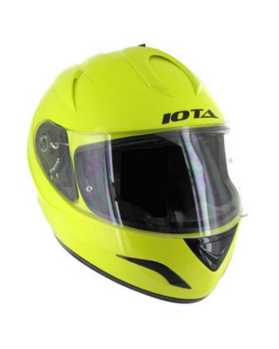 Casque Intégral Moto IOTA FP05 UNI JAUNE