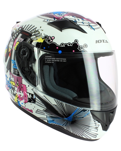 Casque Enfant IOTA INTEGRAL FPK03 KID PIXY BLANC