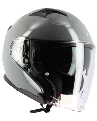 Casque Jet Moto IOTA OP 11 GRIS NARDO