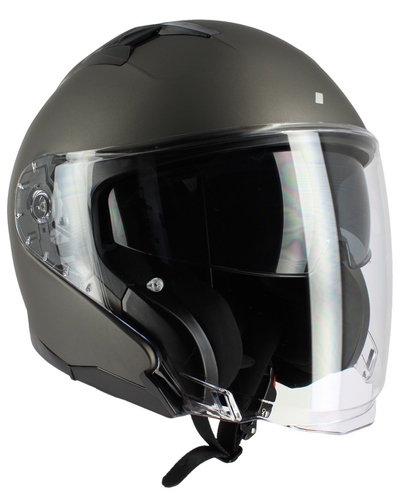 Casque Jet Moto IOTA OP 11 TITAN MAT