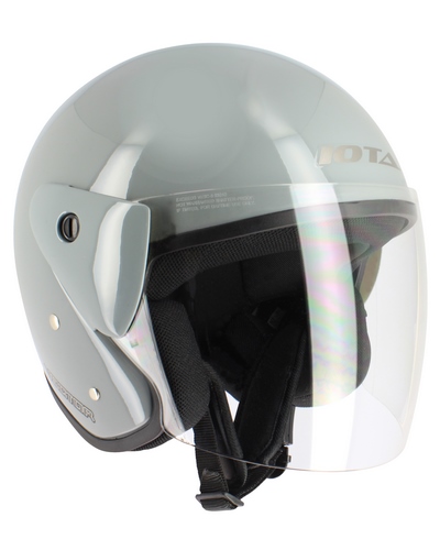 Casque Jet Moto IOTA OP02 VECTOR GRIS