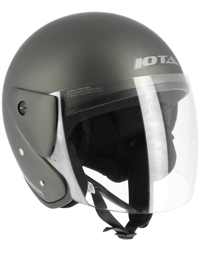 Casque Jet Moto IOTA OP02 VECTOR TITAN MAT