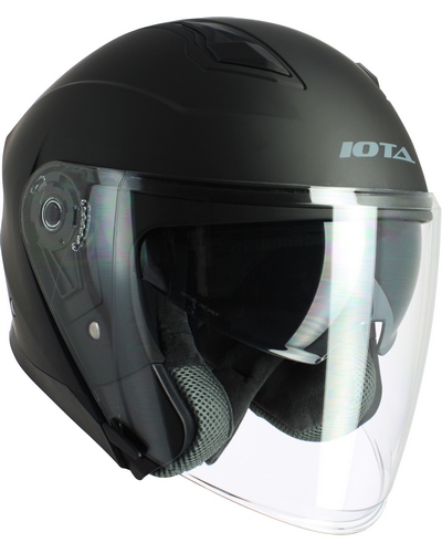Casque Jet Moto IOTA OP10 NOIR MAT