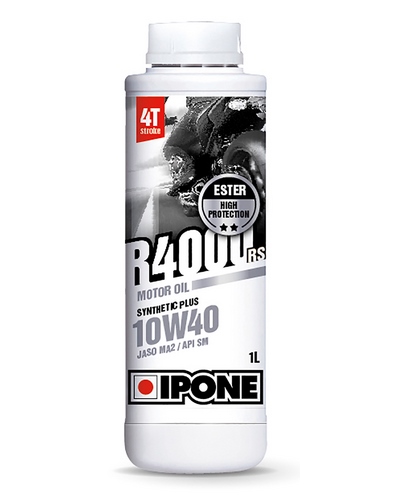 Huile 4 Temps Moto IPONE R4000 RS 10W40 4T 1 litre