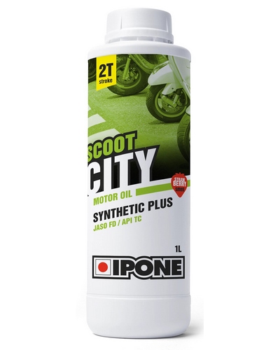 Huile 2 Temps Moto IPONE Scoot City fraise 2T 1 litre