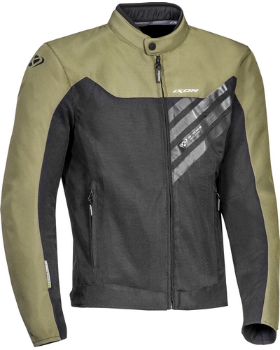 Blouson Moto Été IXON Blouson été Orion noir-kaki