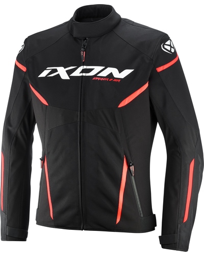 Blouson Moto Été IXON Blouson Striker 2 Air Waterproof noir-rouge
