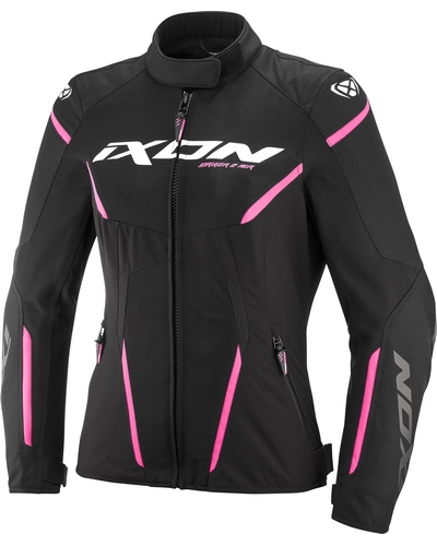 Blouson Moto Été IXON Blouson Striker 2 Air WP lady noir-rose Blouson Moto Été IXON Blouson Striker 2 Air WP lady noir-rose