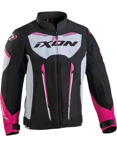 Blouson Moto Été IXON Blouson Striker Air kid L noir-rose