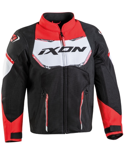 Blouson Moto Été IXON Blouson Striker Air kid noir-rouge