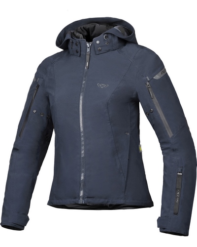 Blouson Textile Moto IXON Burning Lady bleu