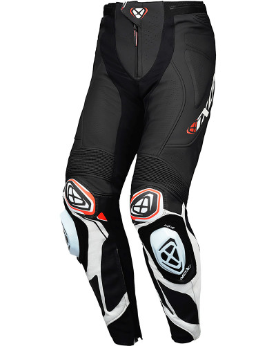 Pantalon Cuir Moto IXON cuir Vortex 3 noir-blanc Pantalon Cuir Moto IXON cuir Vortex 3 noir-blanc