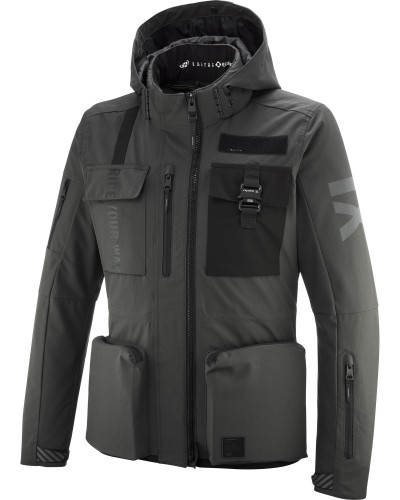 Veste Textile IXON Darkrise anthracite-noir