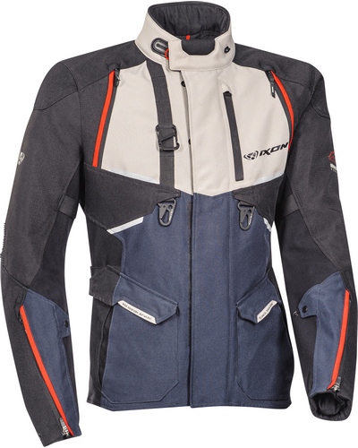 Veste Textile IXON Eddas gris-bleu