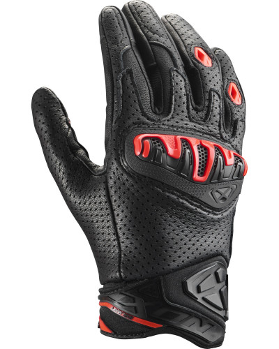Gants Moto Été IXON été Mirage noir-rouge