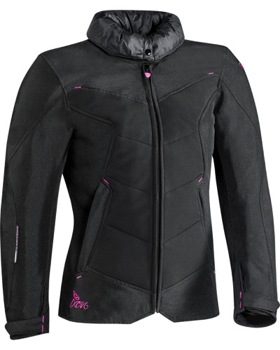 IXON  Helka lady noir-fushia