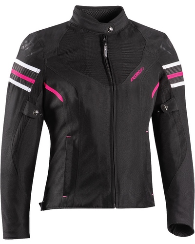Blouson Textile Moto IXON Ilana Evo lady noir-rose