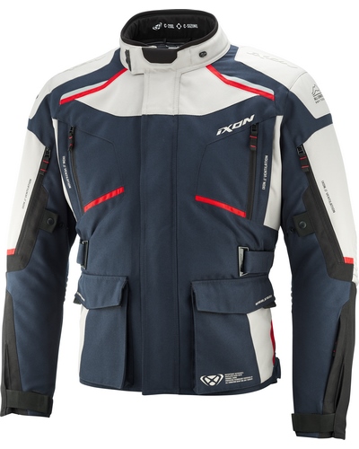 Veste Textile IXON Midgard C-sizing grande taille bleu