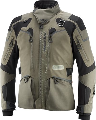 Veste Textile IXON Odin 3en1 noir-kaki