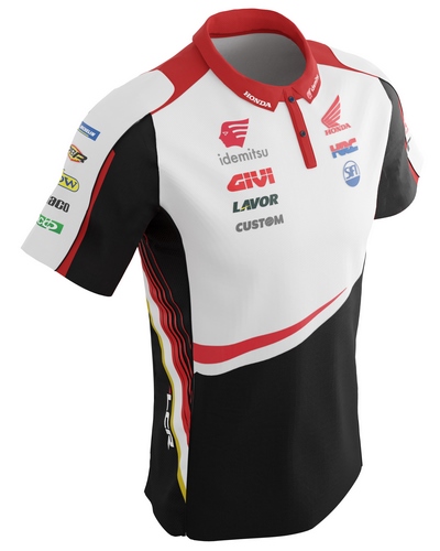 IXON  Polo LCR Taka Replica 22 noir-rouge