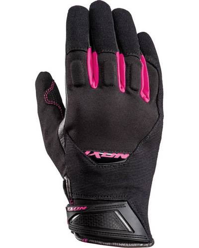 Gants Moto Mi-Saison IXON Pro Spring Lady noir-rose