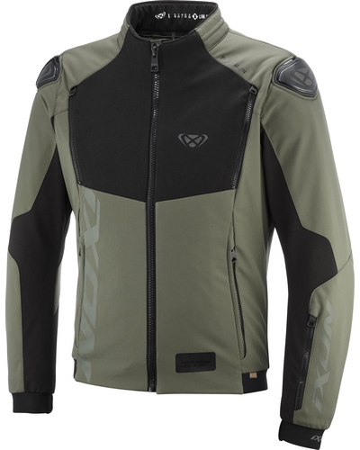 Blouson Textile Moto IXON Pulsion noir-kaki