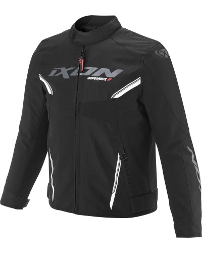 Blouson Textile Moto IXON Striker 2 kid noir-blanc