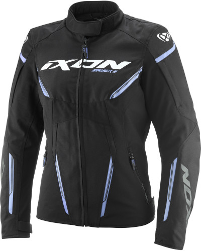 Blouson Textile Moto IXON Striker 2 lady noir-violet